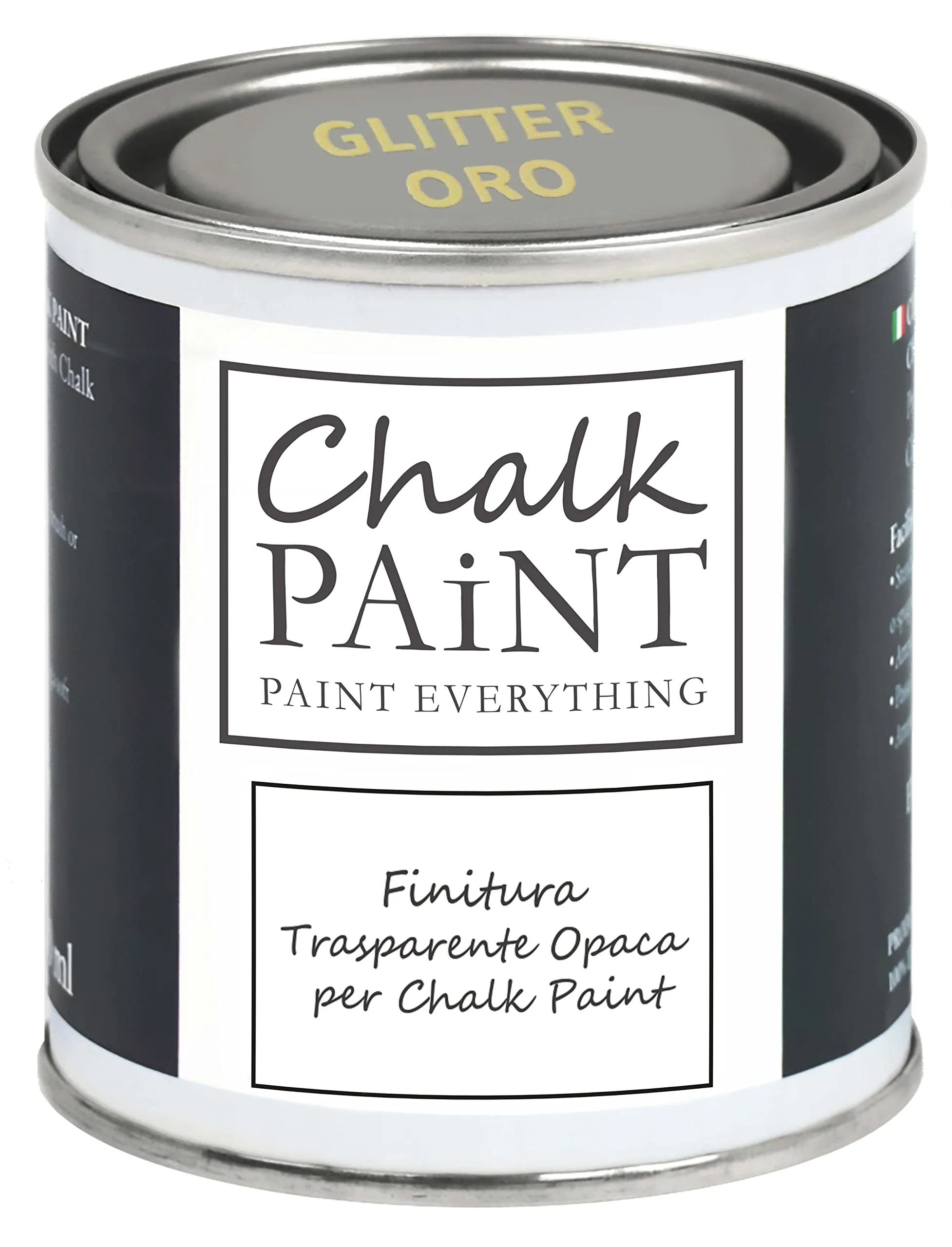 Chalk Paint Paint Everything Finitura Trasparente Glitter Oro 250 ml - immagine 1