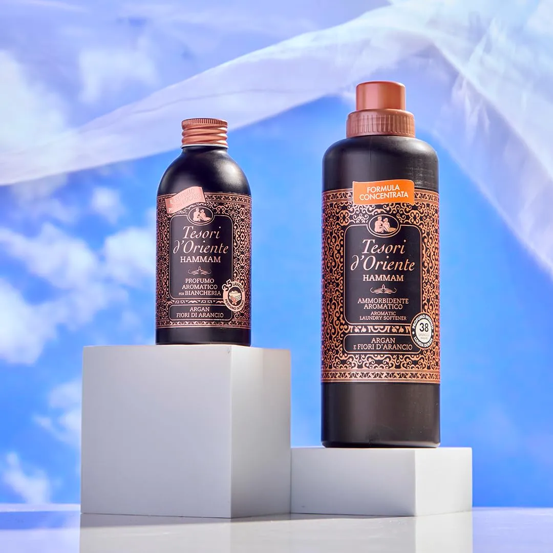 Tesori d'Oriente Ammorbidente Concentrato Hammam Gelsomino e Fiori d'Arancio, 760 ml - immagine 6