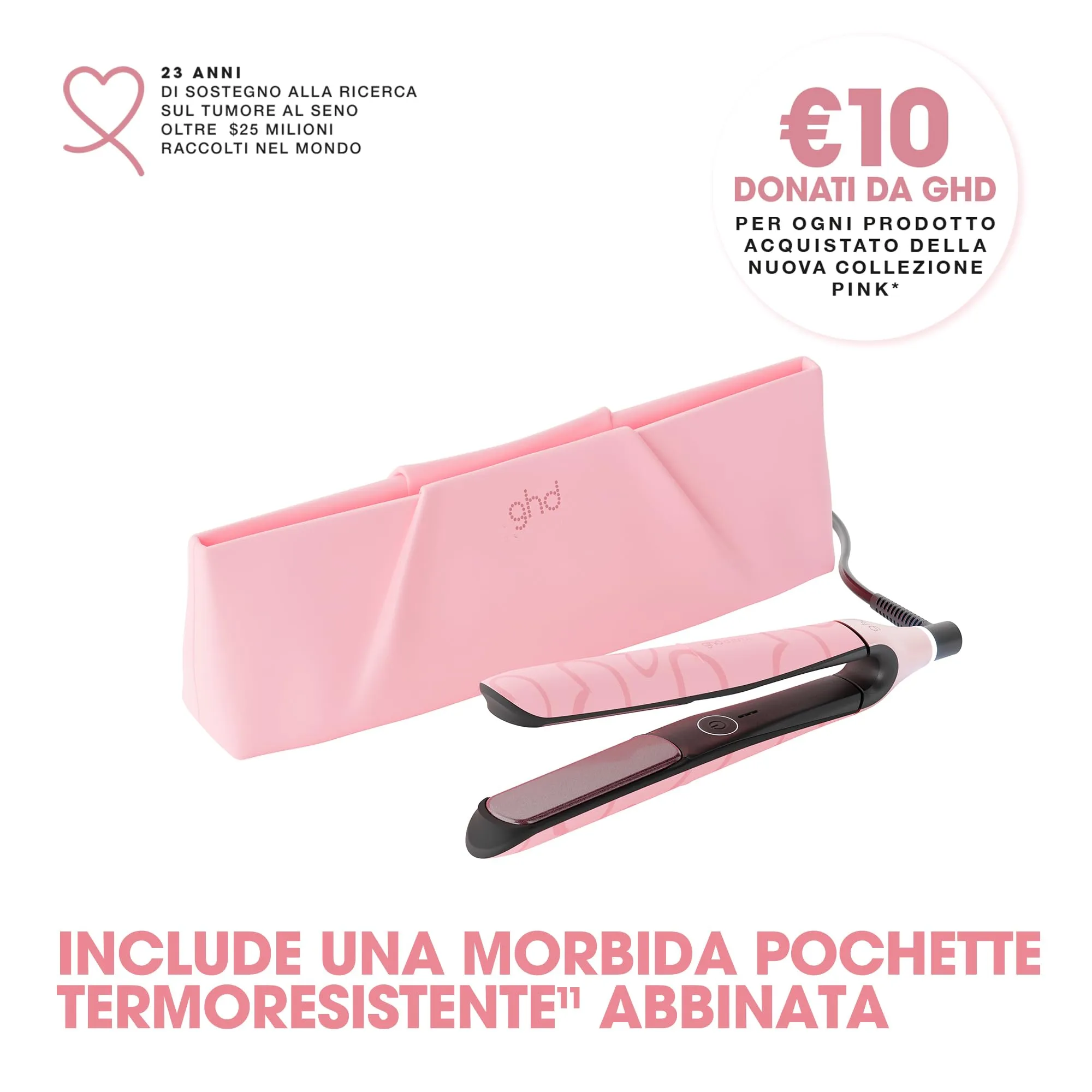 ghd Chronos Styler Limited Edition Dusted Pink with Heat Resistant Case - immagine 2