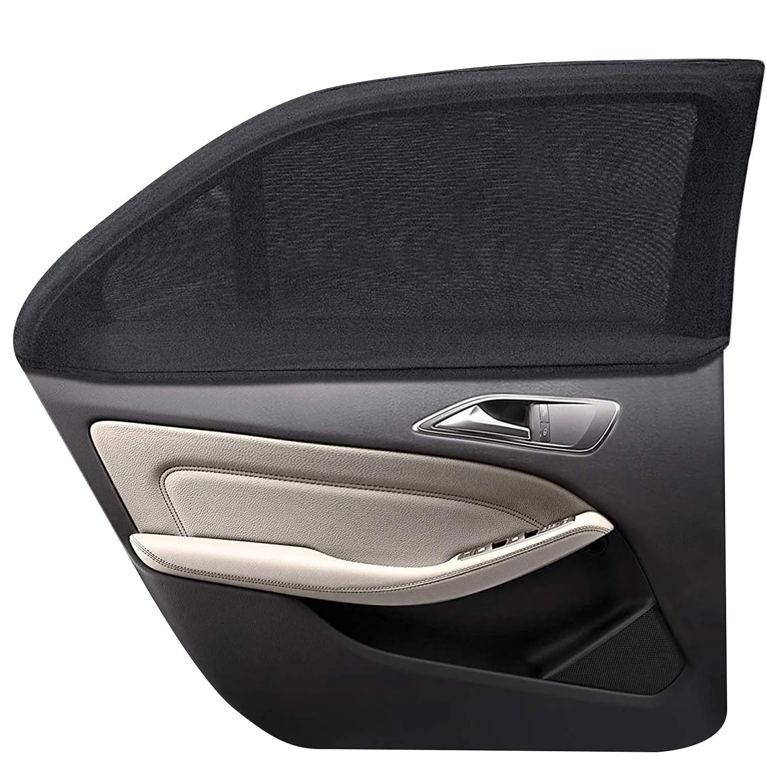 WIN.MAX Tendine Parasole Auto Universali Finestrini Laterali, 2 Pezzi, XL, Nero - immagine 9