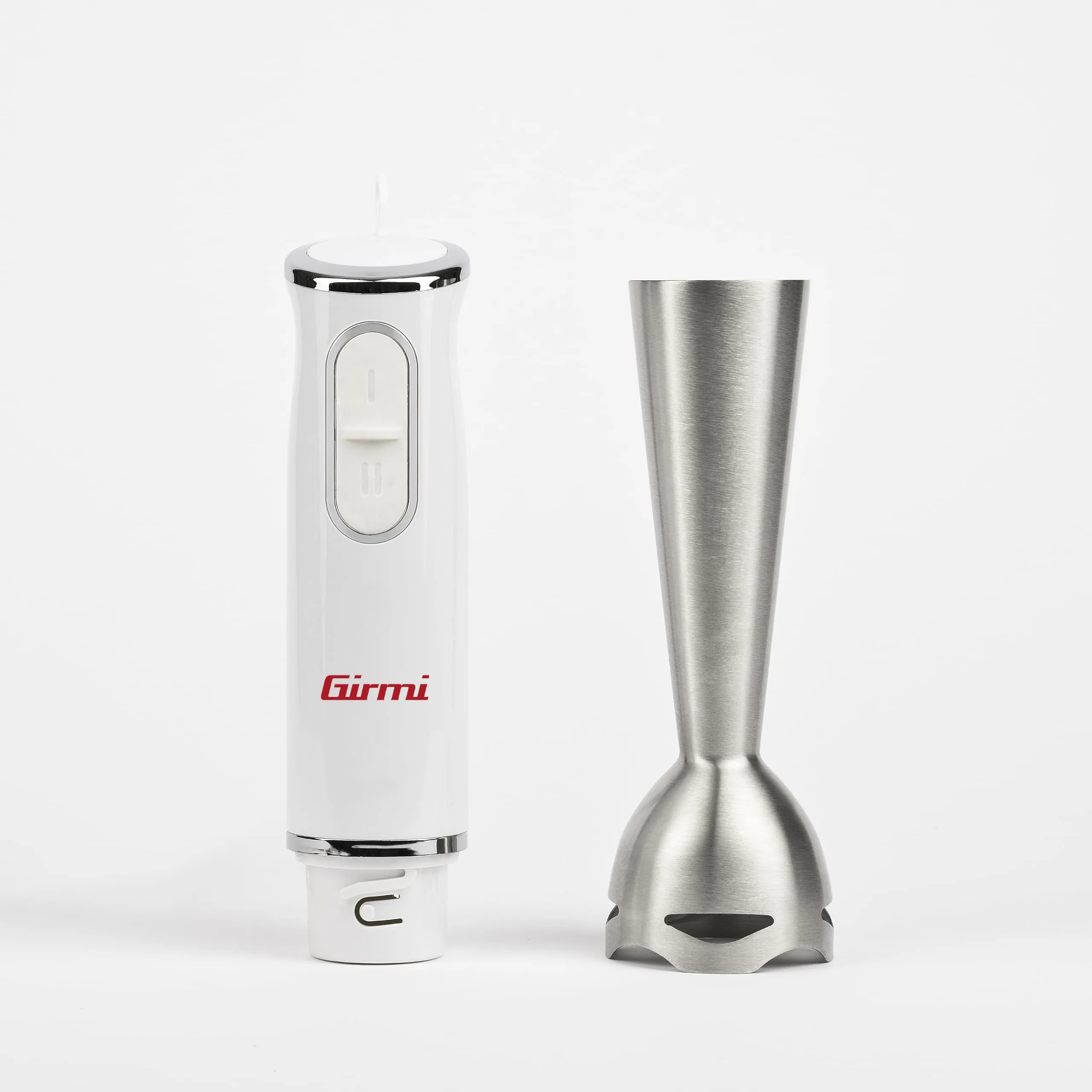 Girmi MX03 Frullatore a Immersione, Fusto Lungo in Acciaio Inox, Bianco - immagine 4