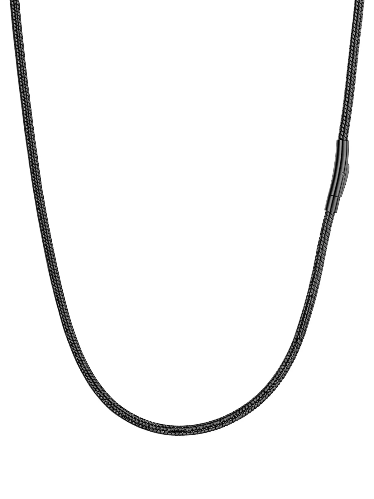 FaithHeart Collana Uomo Catena Serpente in Acciaio Inox 3mm 40cm - immagine 1