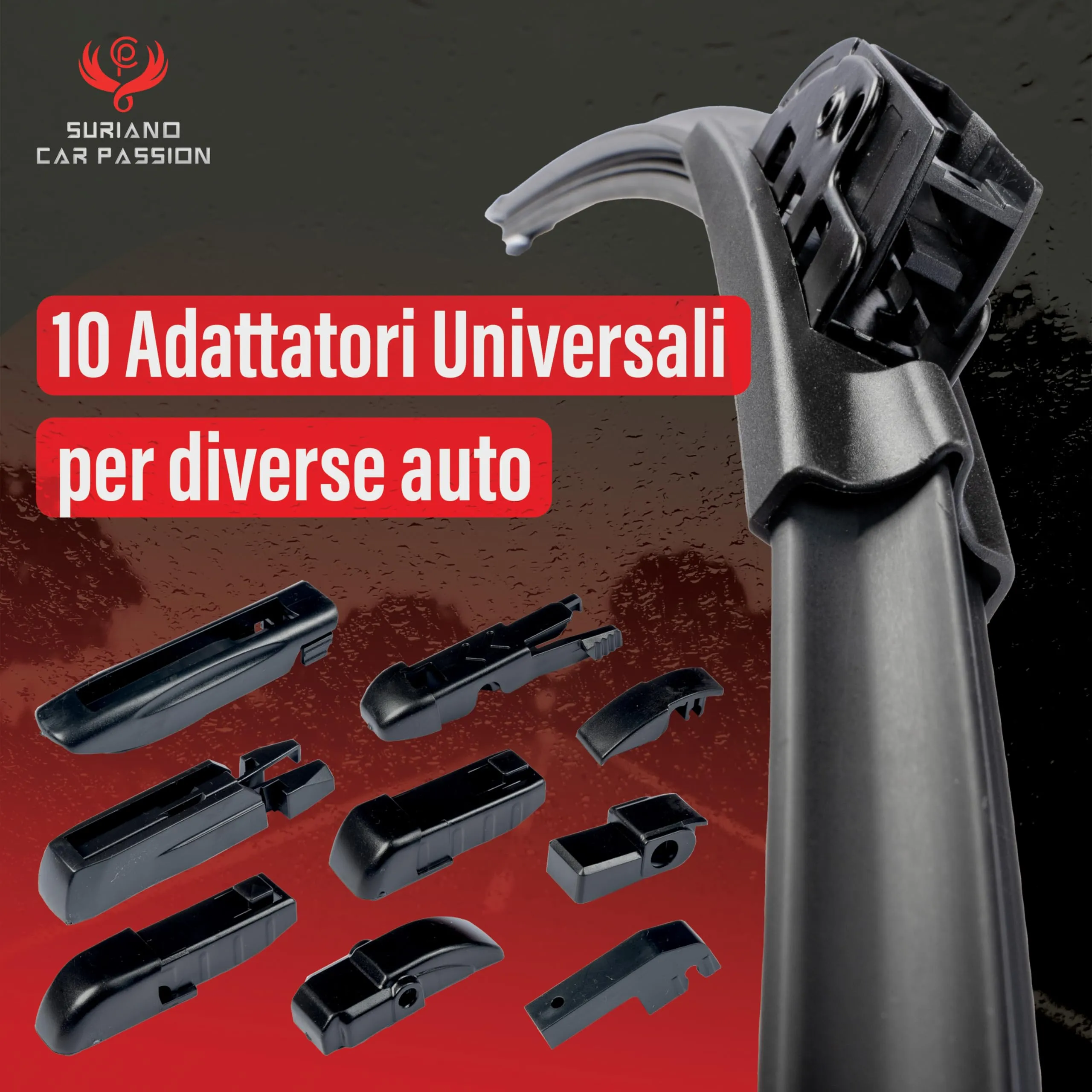 Car Passion Spazzole Tergicristallo per Volkswagen Golf V e V Variant 2003-08, Golf VI e VI Variant 2008-12, 60 e 48 cm, Aero Flat - immagine 2