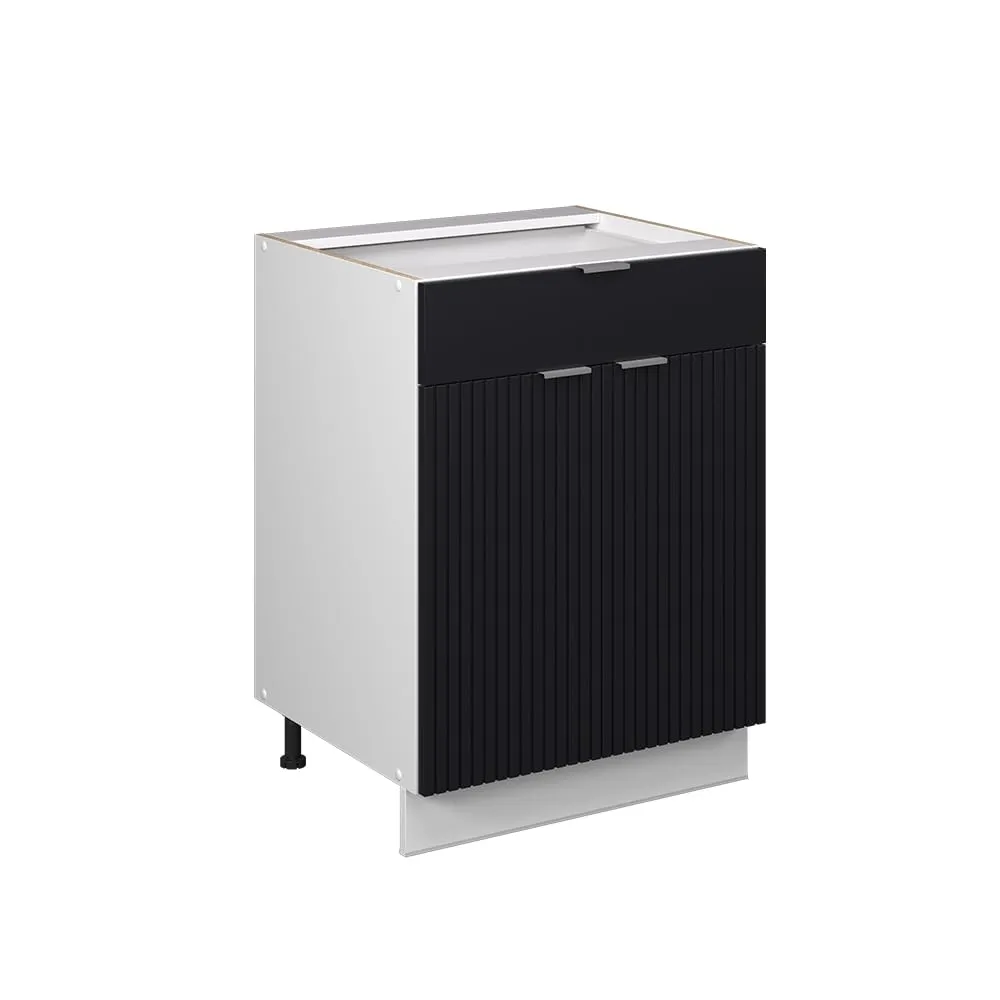 Vicco Fame-Line Mobile Base, Nero Rigato, 60 cm - immagine 1