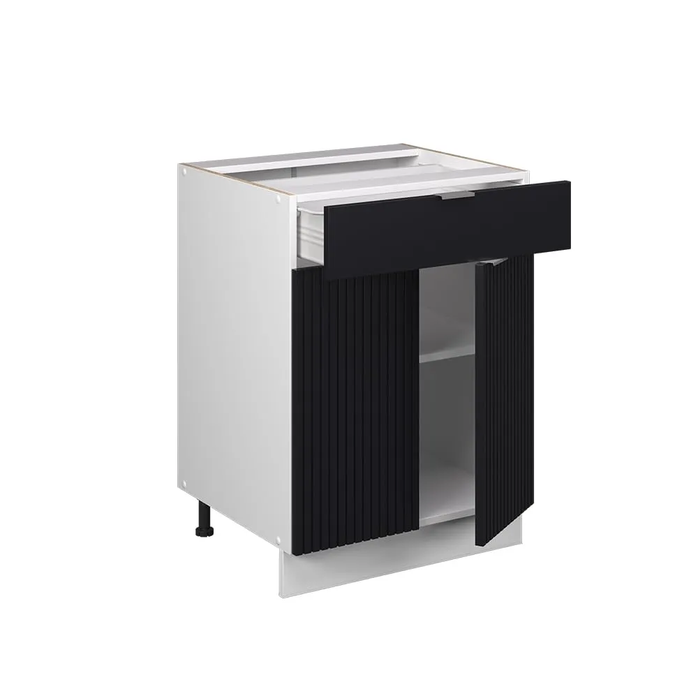 Vicco Fame-Line Mobile Base, Nero Rigato, 60 cm - immagine 5
