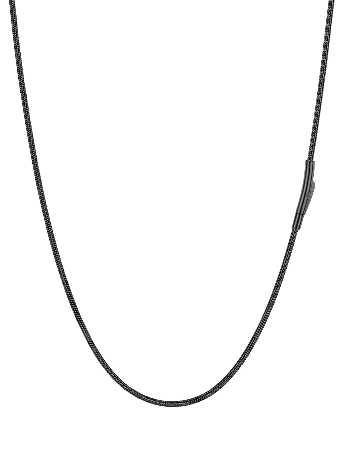 FaithHeart Collana Uomo Catena Serpente in Acciaio Inox 1,5mm 60cm - immagine 1