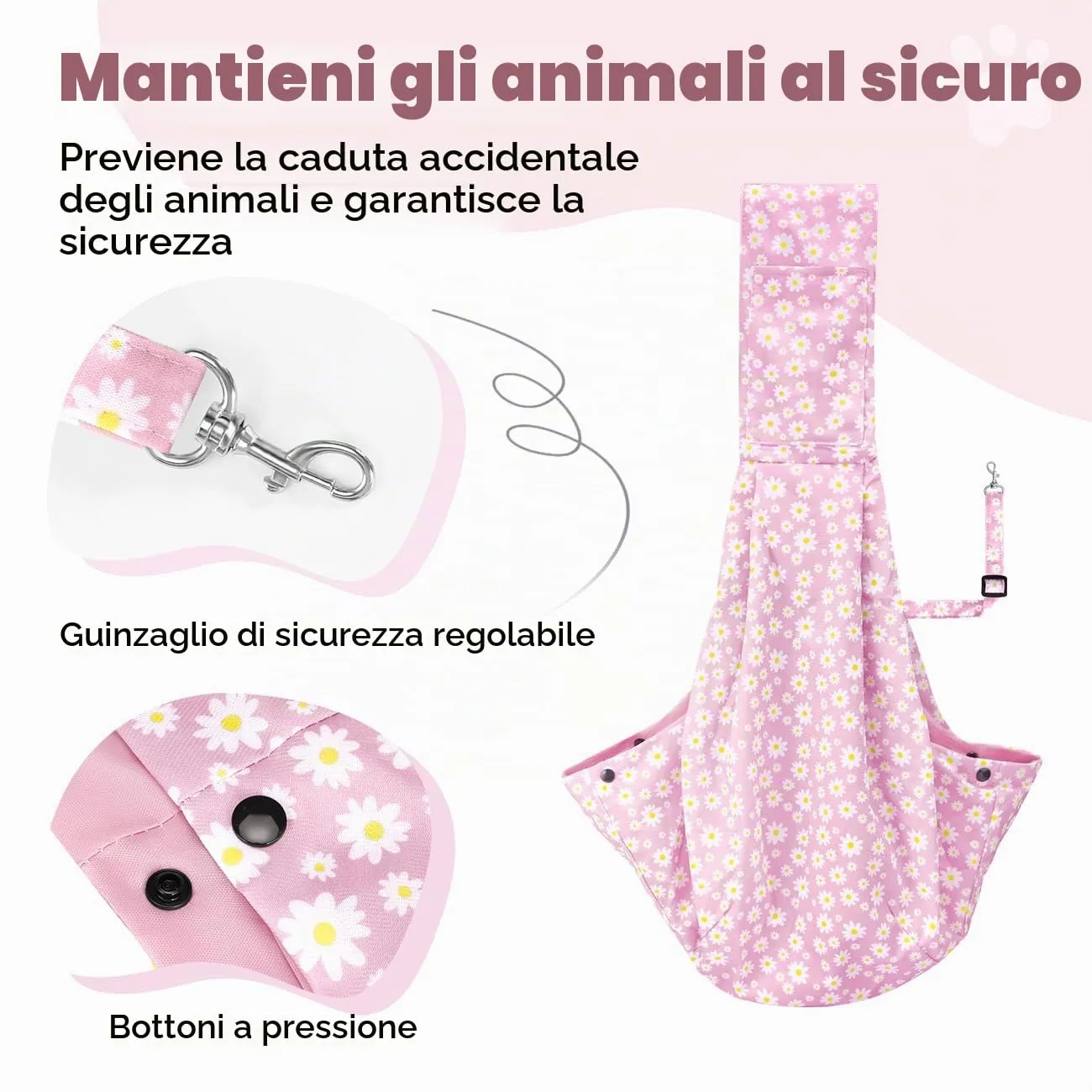 Pawaboo Trasportino per Cane Piccolo - immagine 4