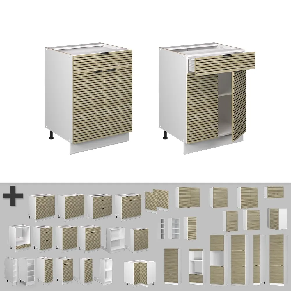 Vicco Fame-Line Mobile Base, Pannello in Quercia, 60 cm - immagine 6