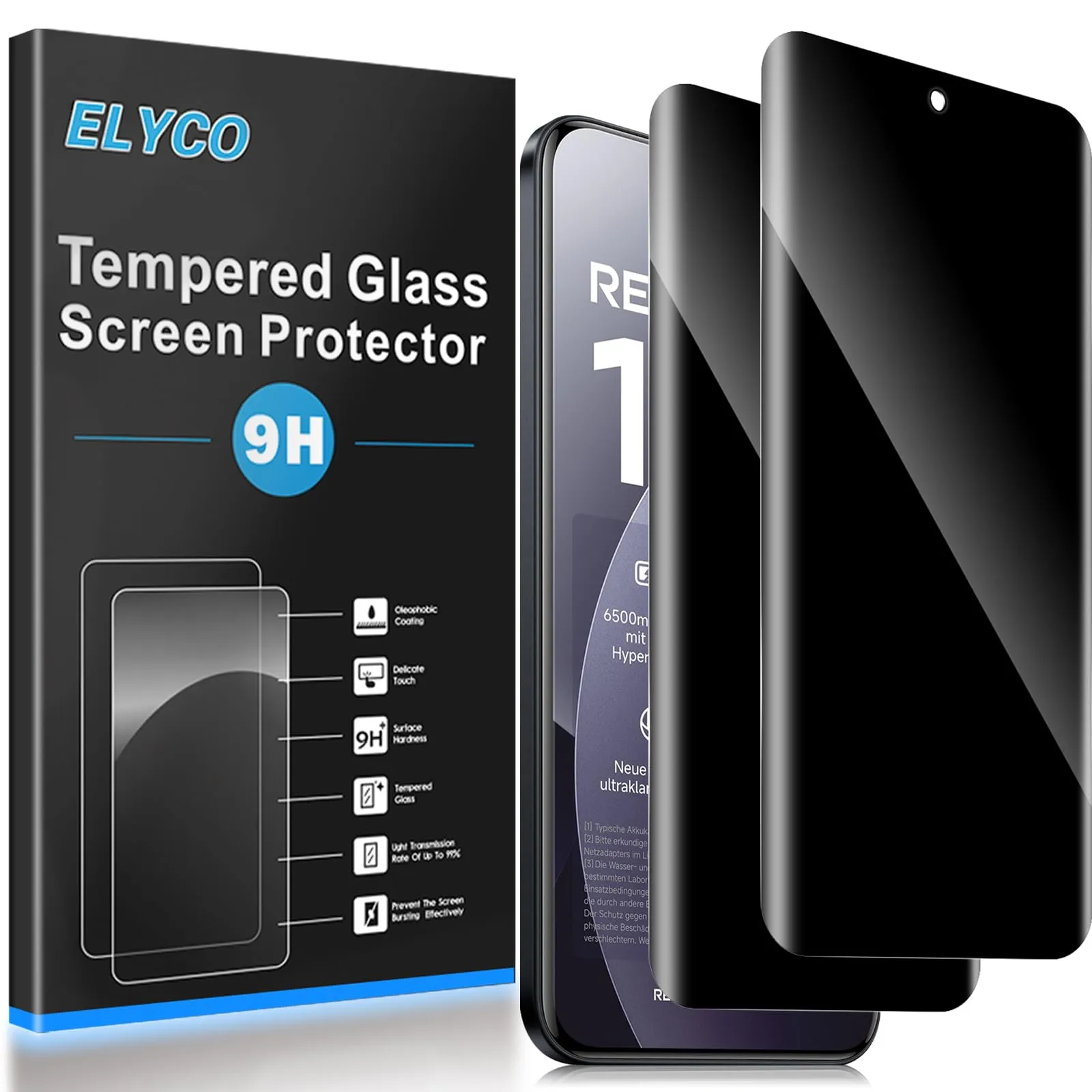 ELYCO Vetro Privacy per Xiaomi Redmi Note 15 Pro Plus / POCO M8 Pro 5G - immagine 1