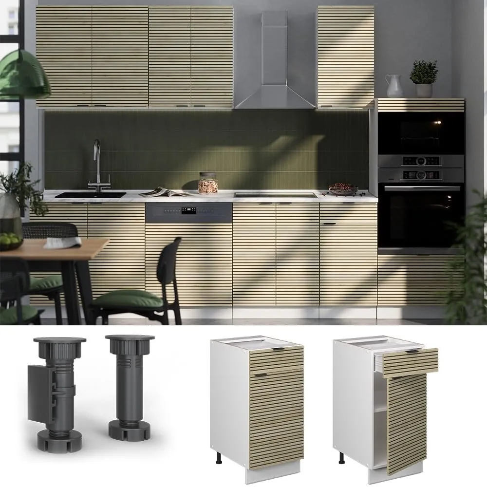 Vicco Fame-Line Mobile Base, Pannello in Quercia, 40 cm - immagine 3