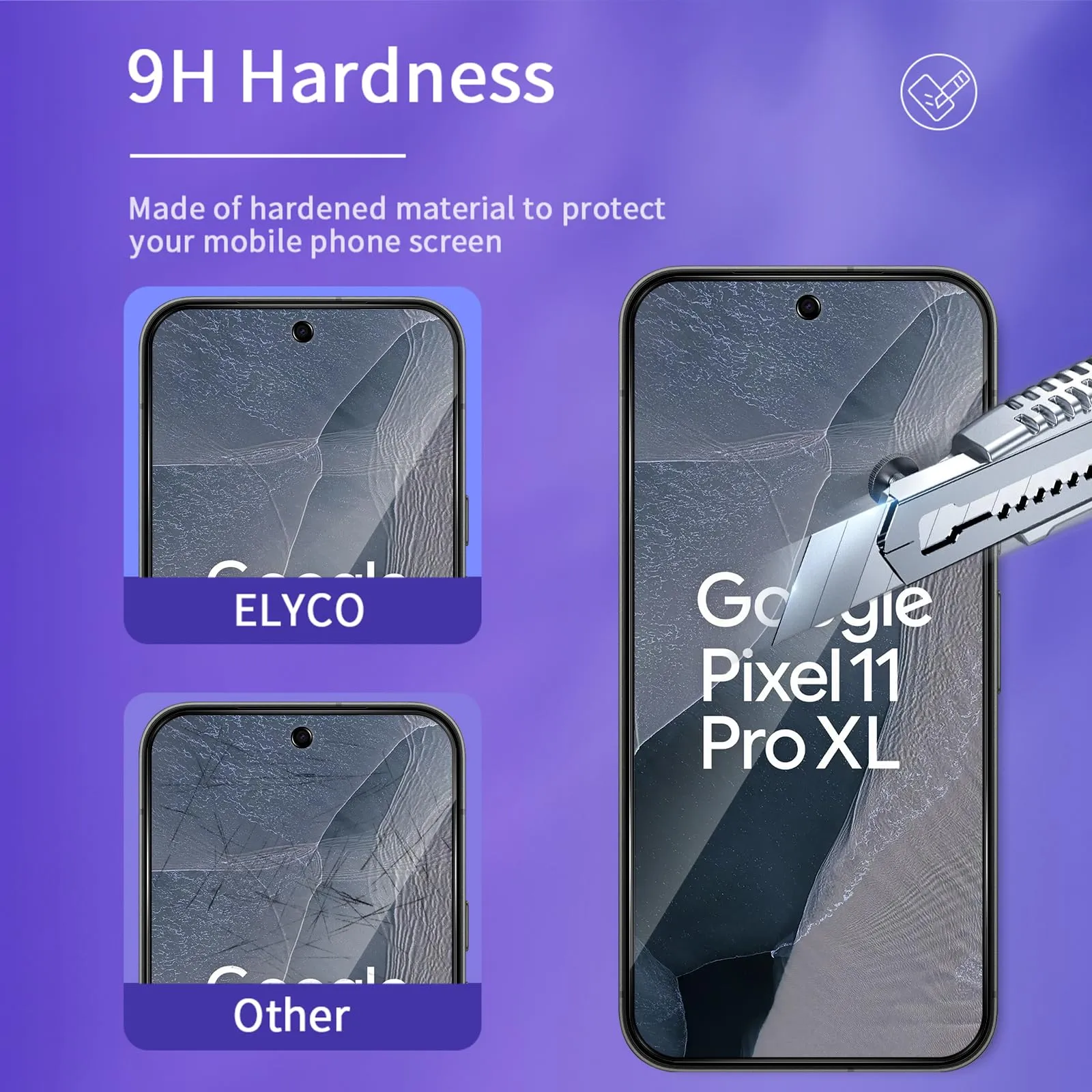 ELYCO Vetro Temperato Privacy per Google Pixel 11 Pro XL - immagine 5