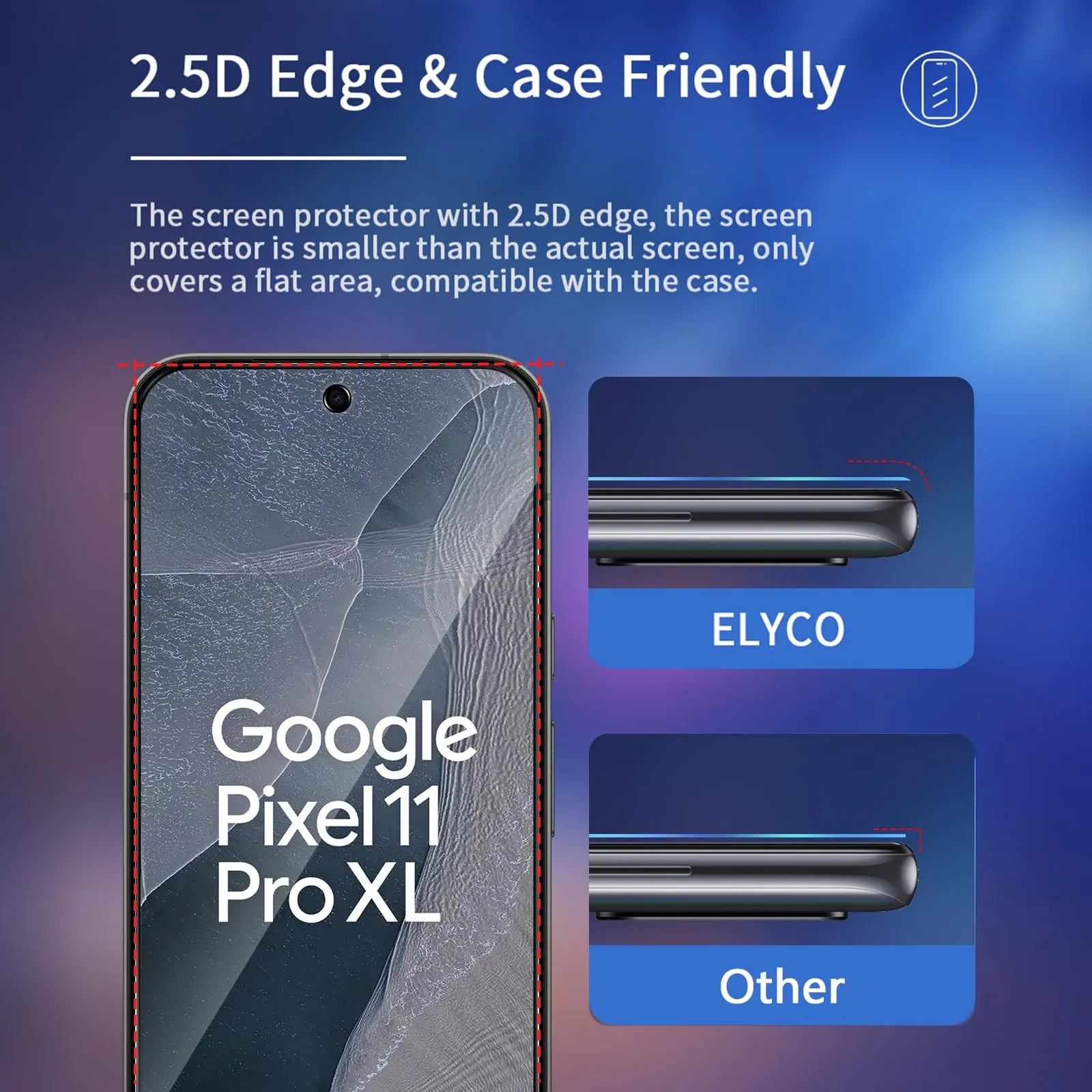 ELYCO Vetro Temperato Privacy per Google Pixel 11 Pro XL - immagine 7