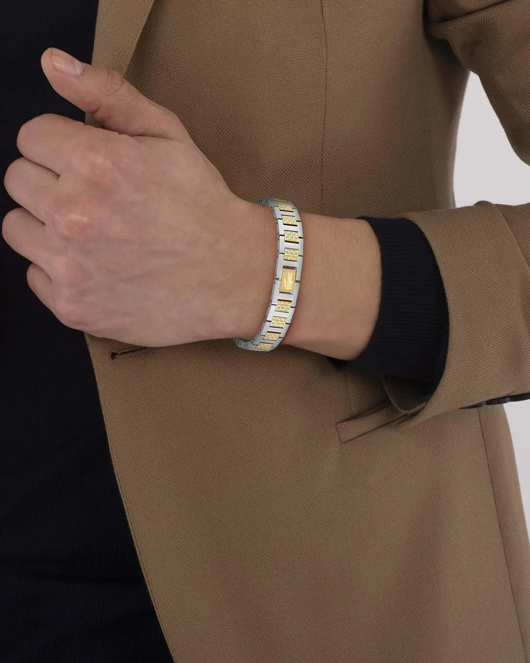 Lacoste Metropole Collection Bracciale da Uomo in Acciaio Inossidabile 2040636 - immagine 2