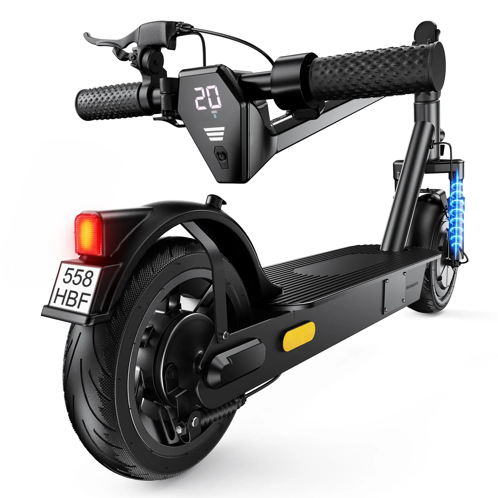 Zephyride V10 Monopattino Elettrico Adulto 350W, 25km/H, Autonomia 45KM, Pneumatici 25,4 cm, Pieghevole - immagine 1