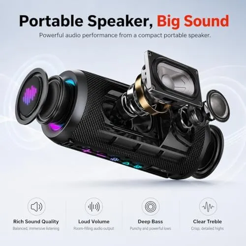 TIMU Cassa Bluetooth Portatile 25W IPX7 TWS - immagine 2