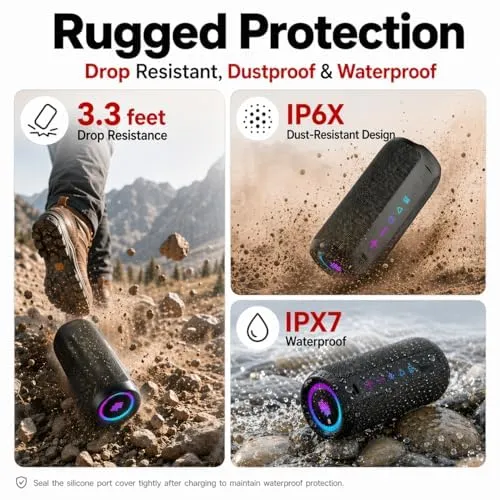 TIMU Cassa Bluetooth Portatile 25W IPX7 TWS - immagine 4