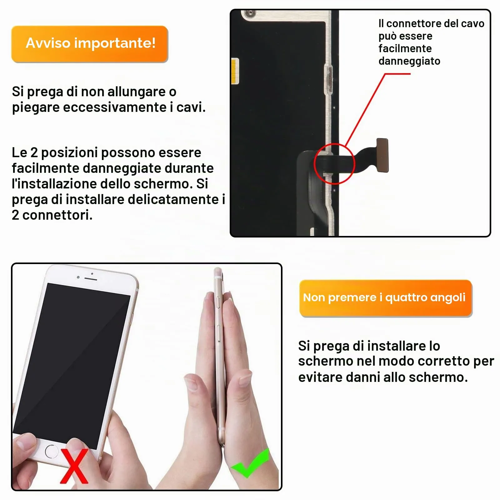 LL TRADER Schermo OLED 6,7'' per iPhone 14 Pro Max con Kit di Riparazione - immagine 6
