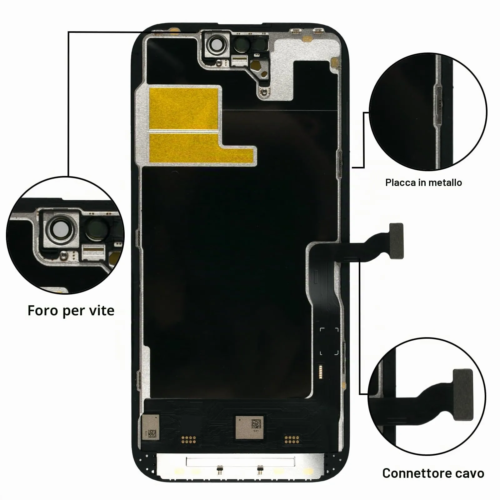 LL TRADER Schermo OLED 6,1'' per iPhone 14 Pro con Kit di Riparazione - immagine 5