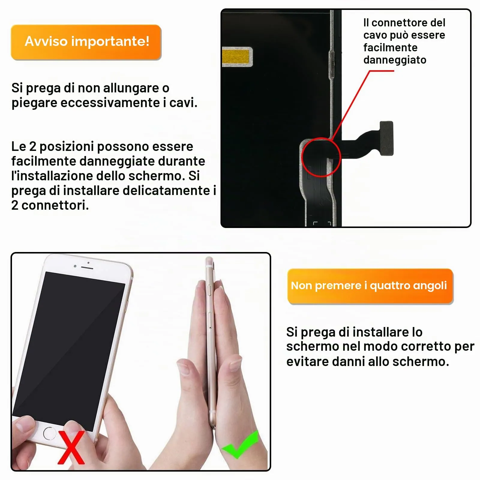 LL TRADER Schermo OLED 6,1'' per iPhone 14 Pro con Kit di Riparazione - immagine 6