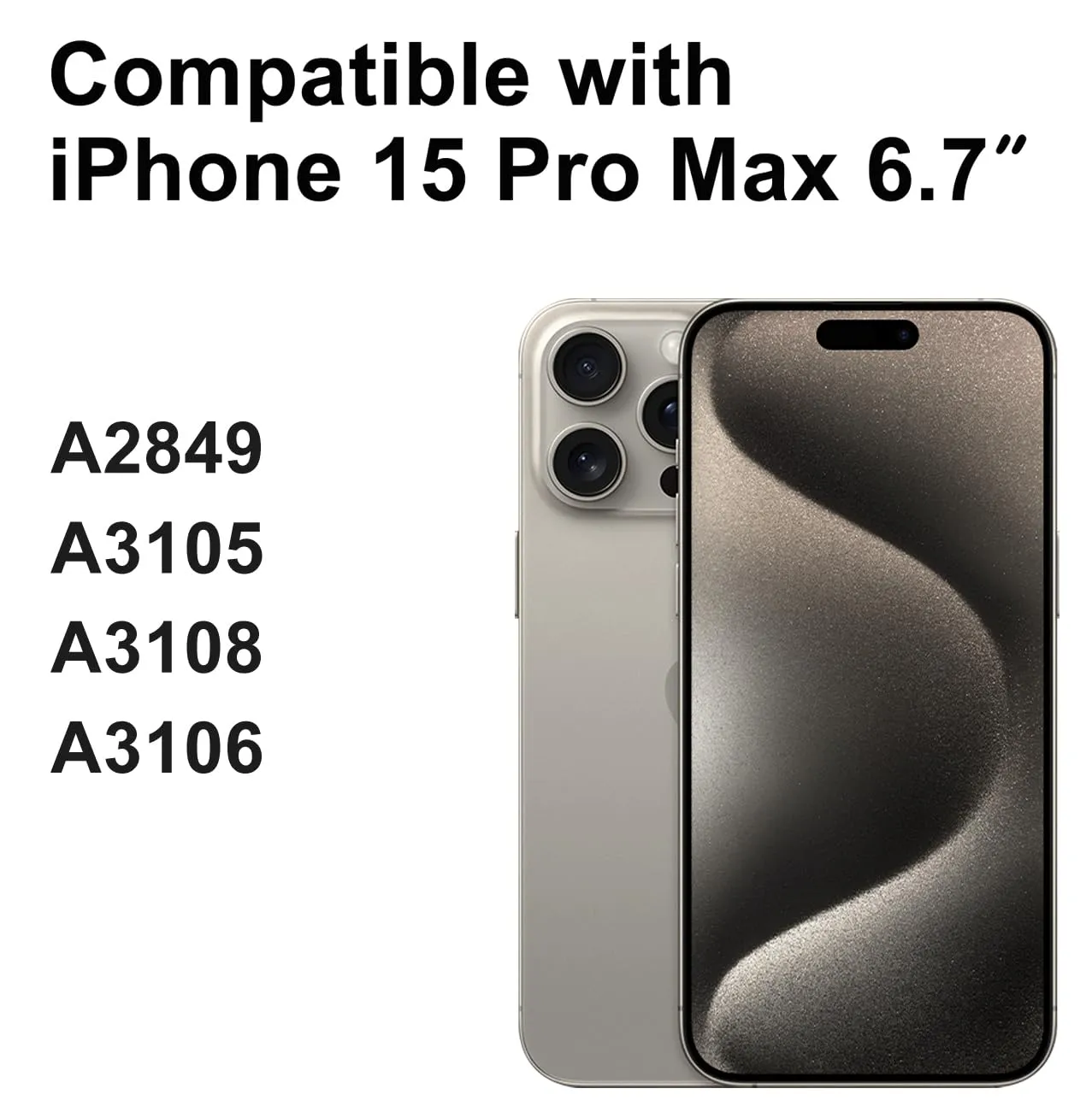 LL TRADER Schermo OLED 6,7'' per iPhone 15 Pro Max e Kit di Riparazione - immagine 2
