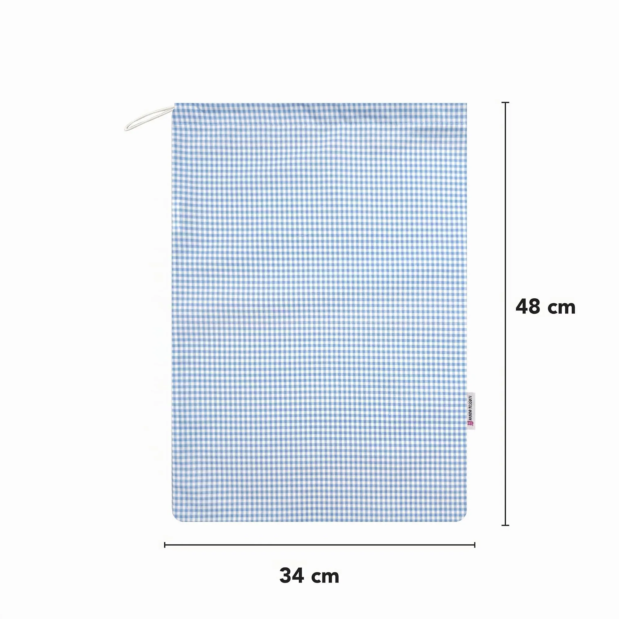 Panini Tessuti Sacchetto per il cambio asilo nido in 100% Cotone 34x44 cm - immagine 3