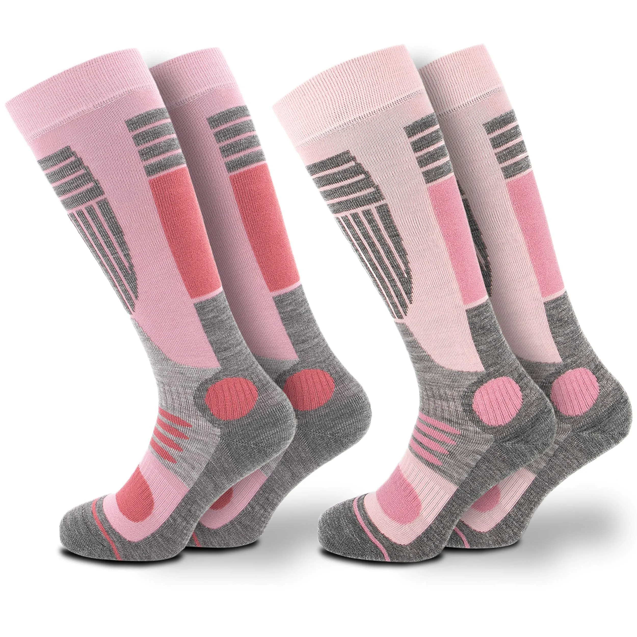 Occulto Calze Sci Termiche Donna, 39-42, Rosa, 2 Paia - immagine 1