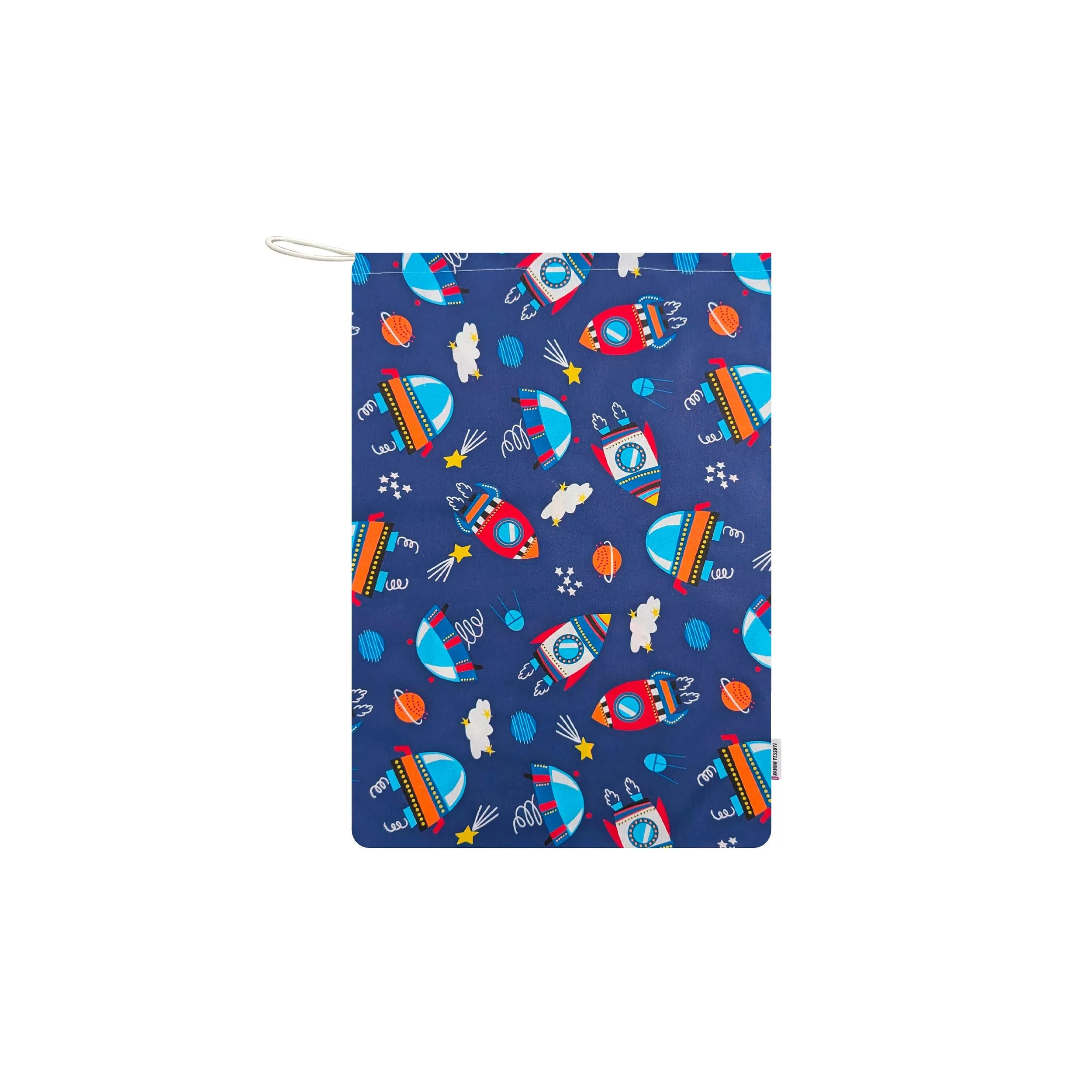 Panini Tessuti Sacchetto per cambio asilo nido in 100% Cotone, 34x44 cm - immagine 1