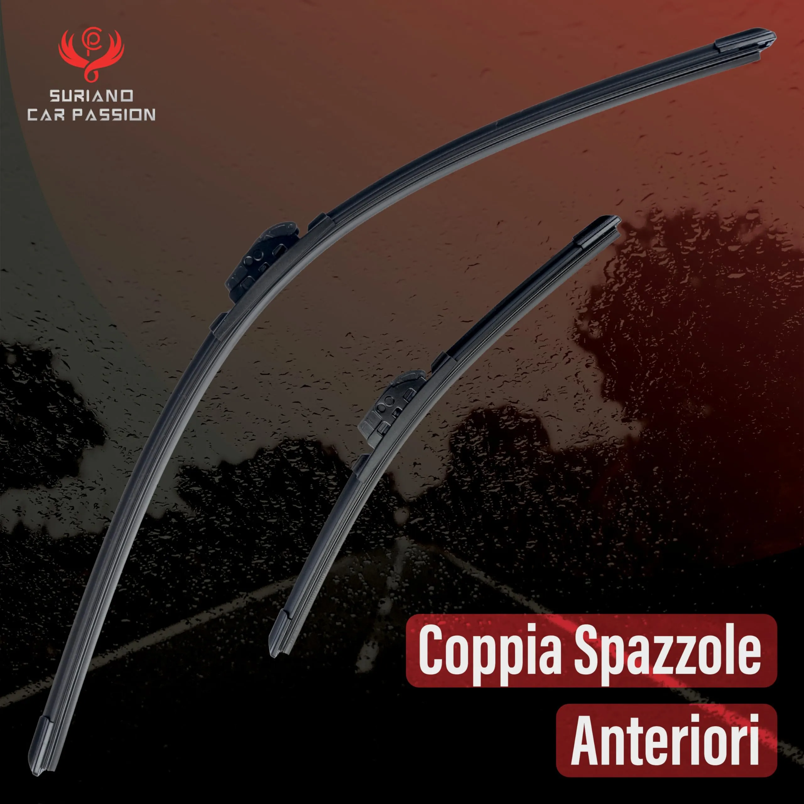 Car Passion Spazzole Tergicristallo Aero Flat per Lancia Delta dal 07/2008, 60 45 cm - immagine 7