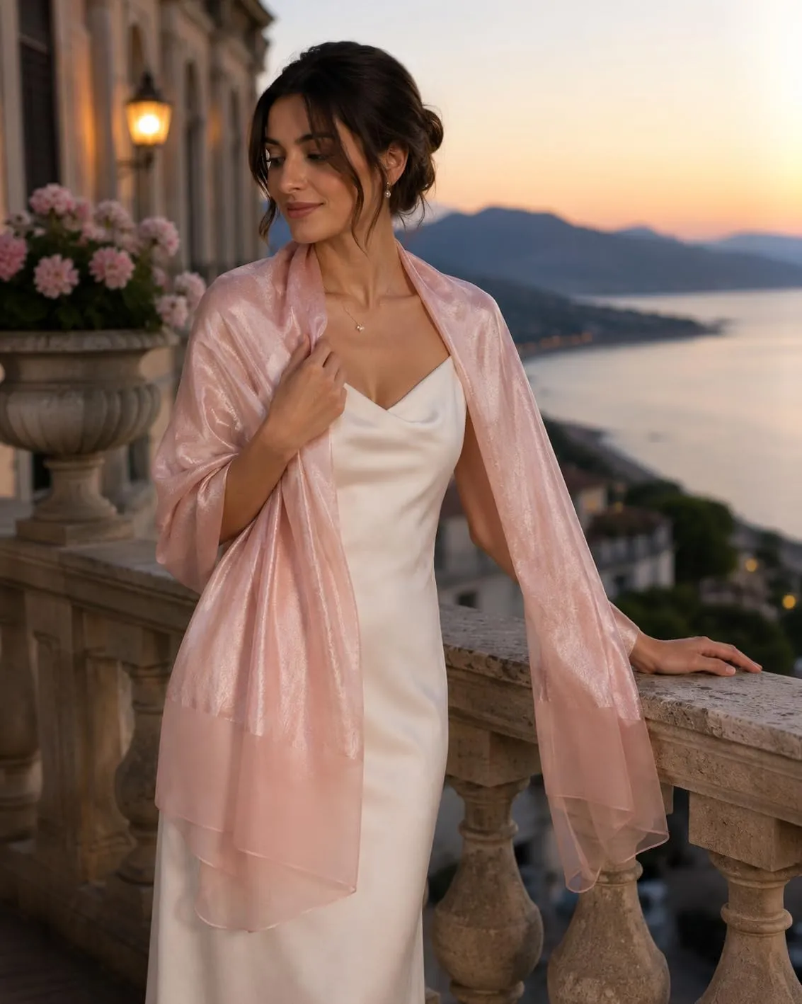 MAPIMANIA Stola Donna in Misto Seta 195x70 cm - immagine 2