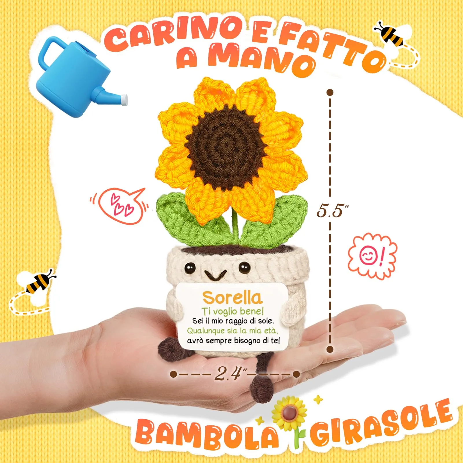 Giftasy Girasole all’Uncinetto - immagine 2
