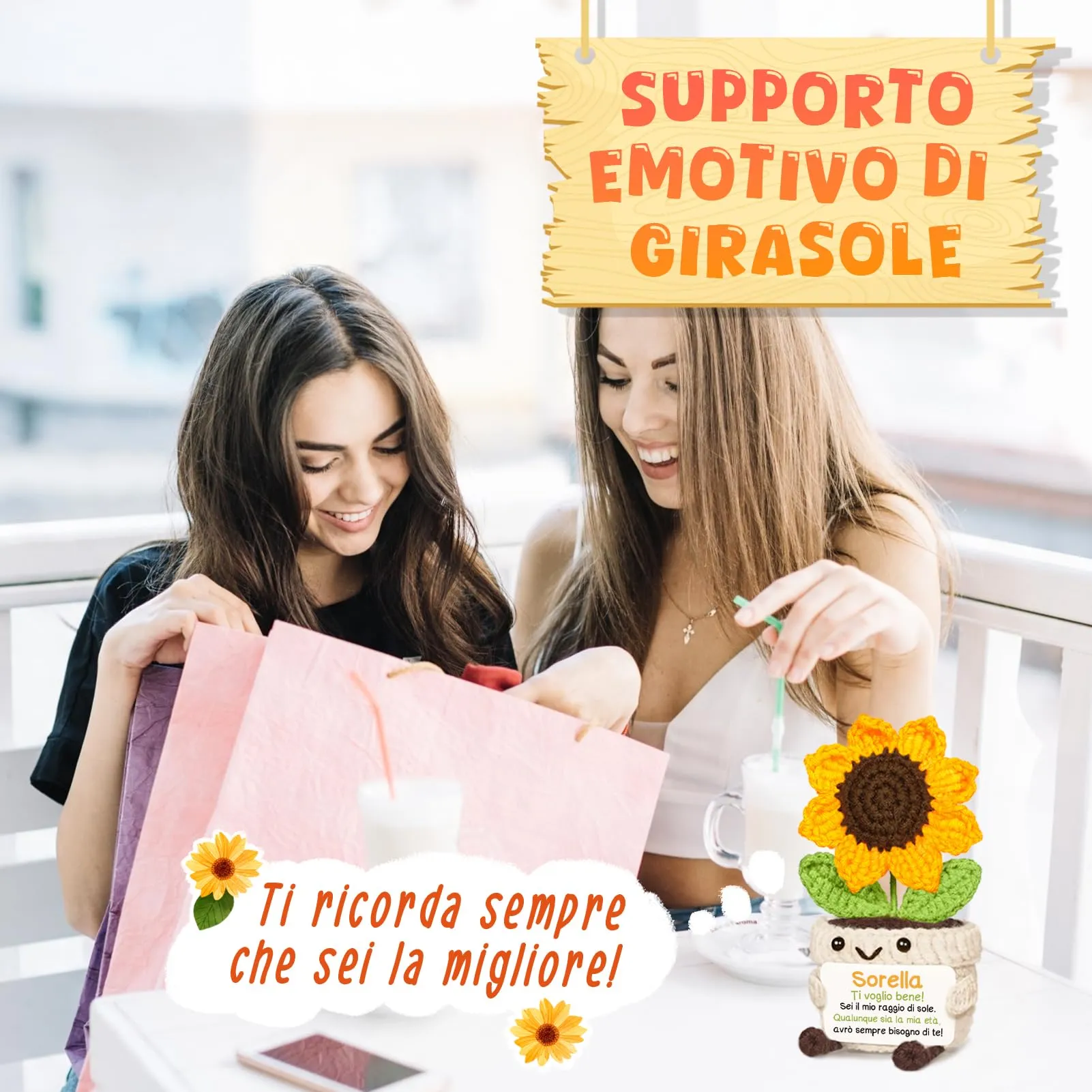 Giftasy Girasole all’Uncinetto - immagine 7