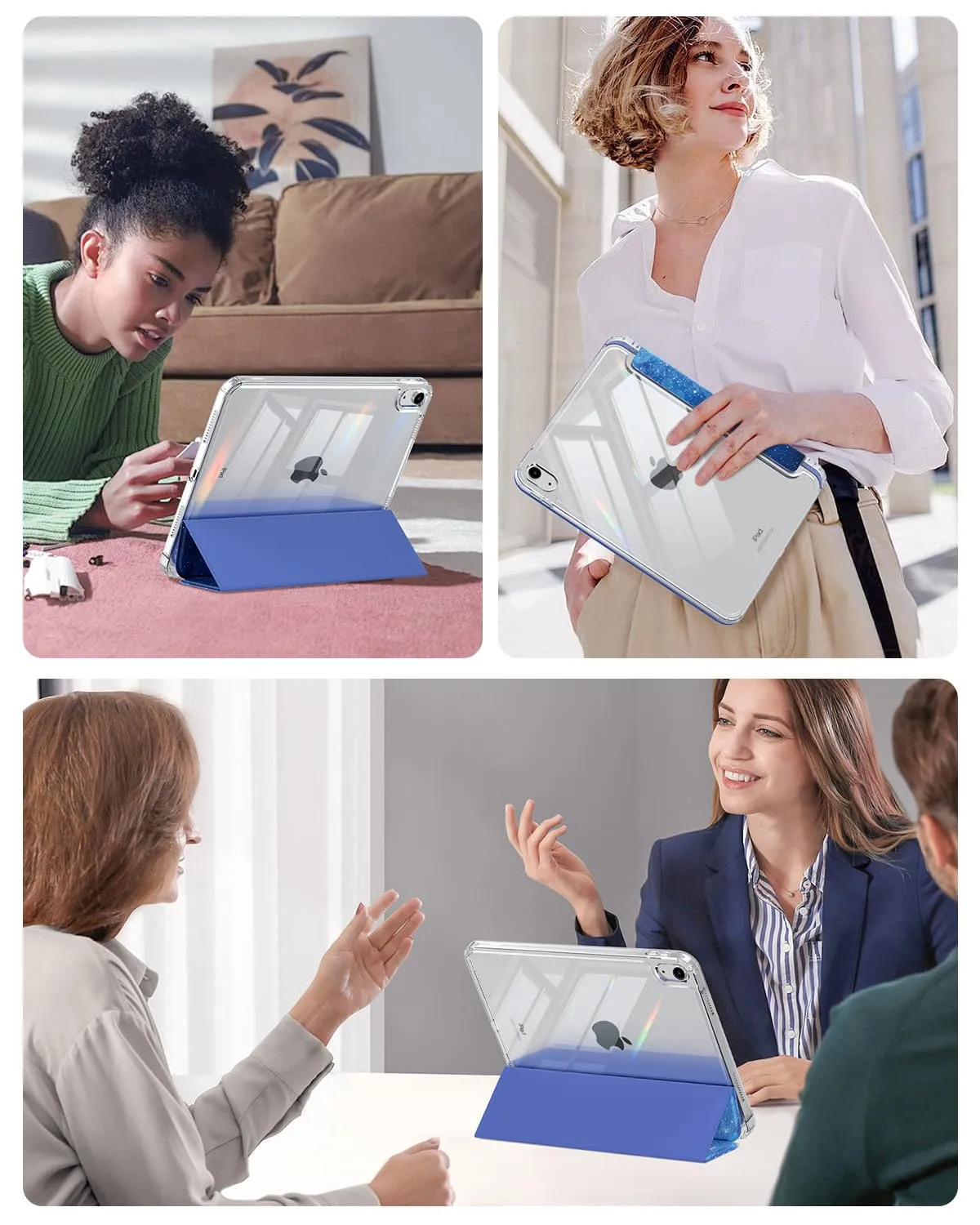 MoKo Case for iPad 11th Gen 11" (2025) and iPad 10th Gen 10.9" (2022), CieloStellatoBlu - immagine 9
