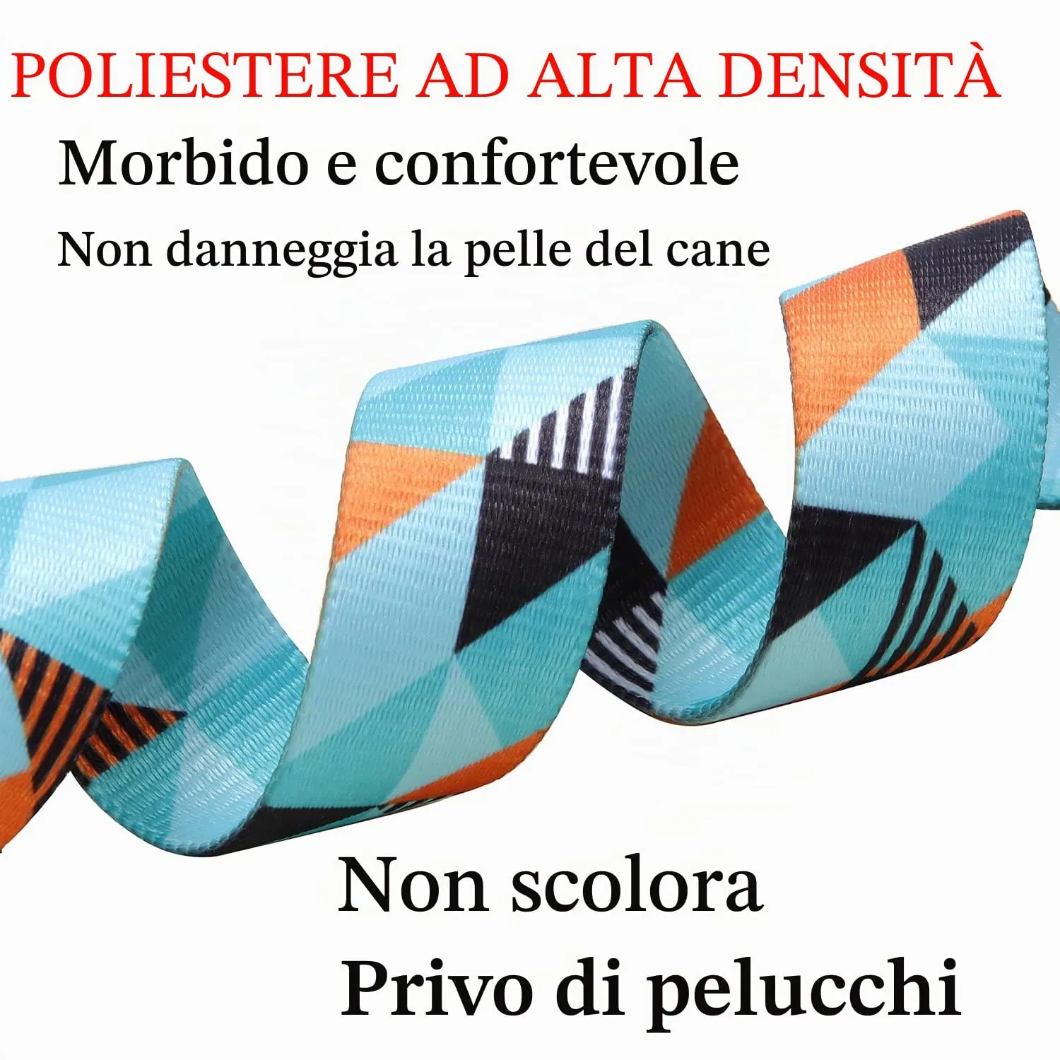 Mihqy Collare per Cani e Gatti, Geometria, Taglia M - immagine 5