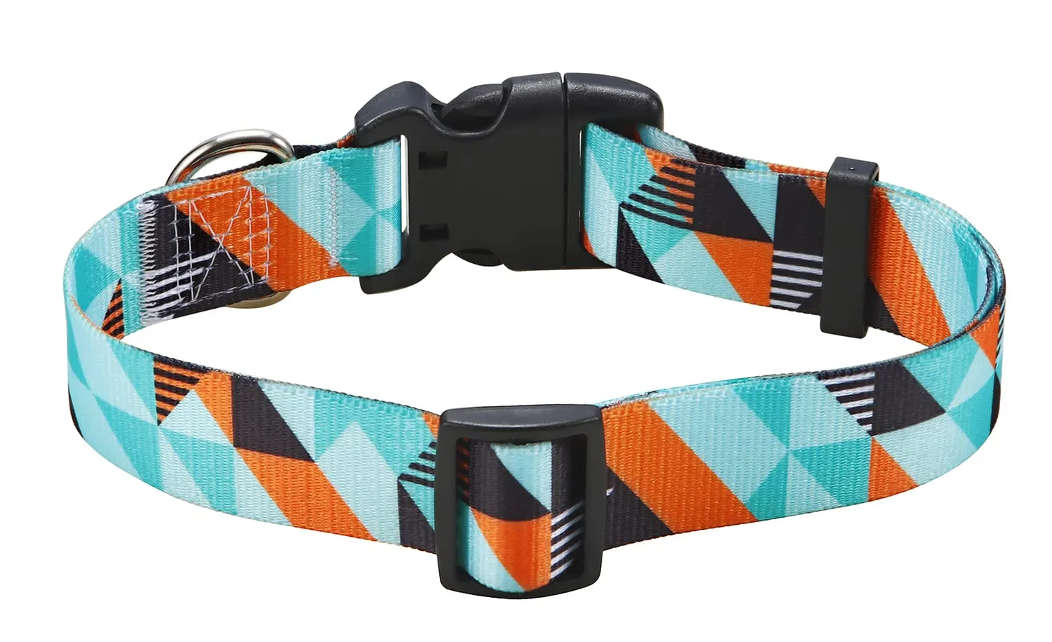 Mihqy Collare per Cani e Gatti, Morbido Regolabile, Disegno Geometria, Taglia XS - immagine 2