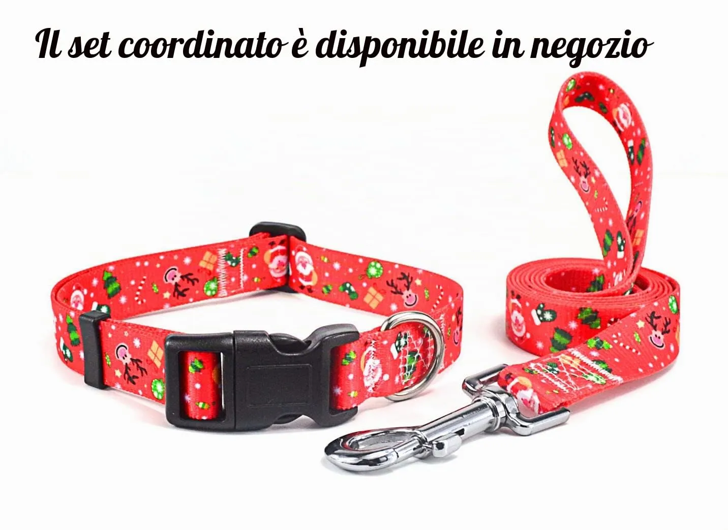 Mihqy Collare per cani natalizio regolabile, XS, Natale - immagine 6