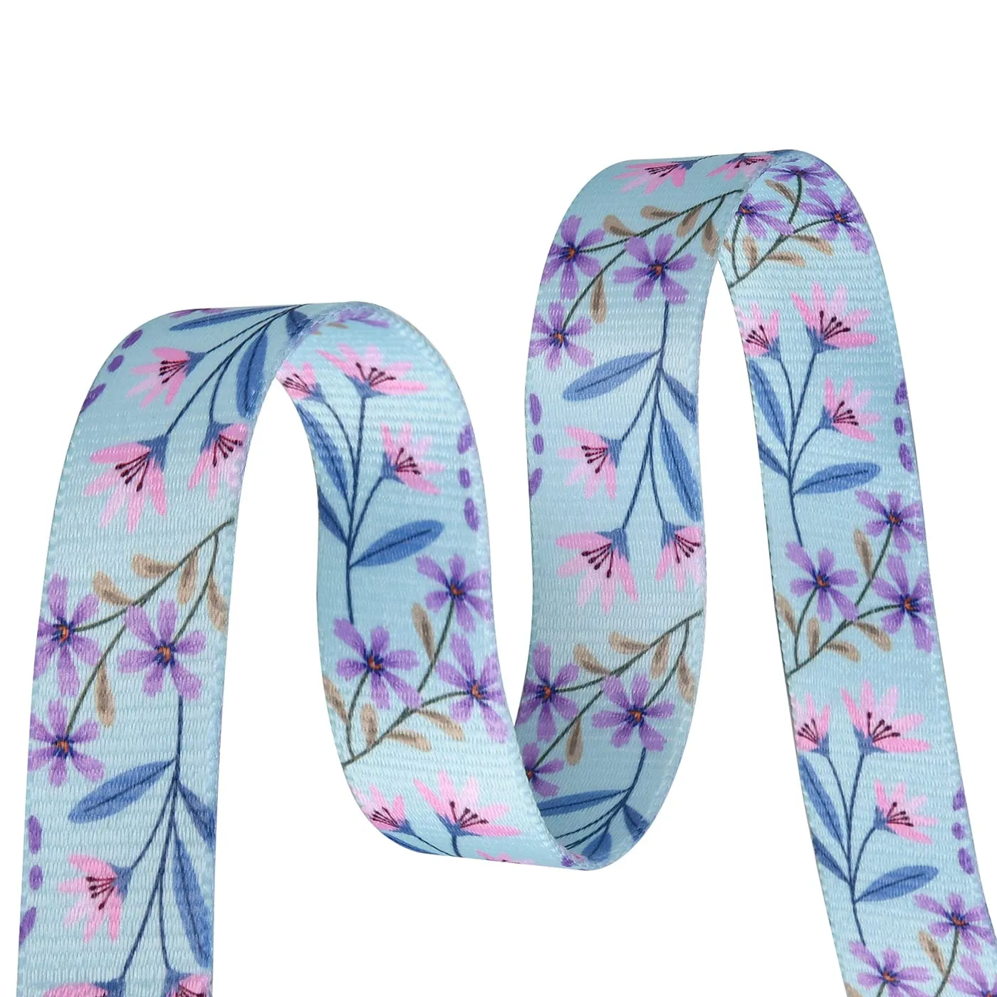 Mihqy Set Collare e Guinzaglio per Cani, Fantasia Fiore Viola e Rosa, XS - immagine 4
