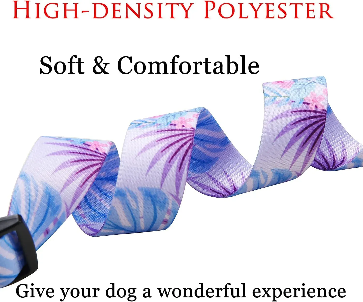 Mihqy Set Collare e Guinzaglio per Cani, Viola Mostri, XS - immagine 4