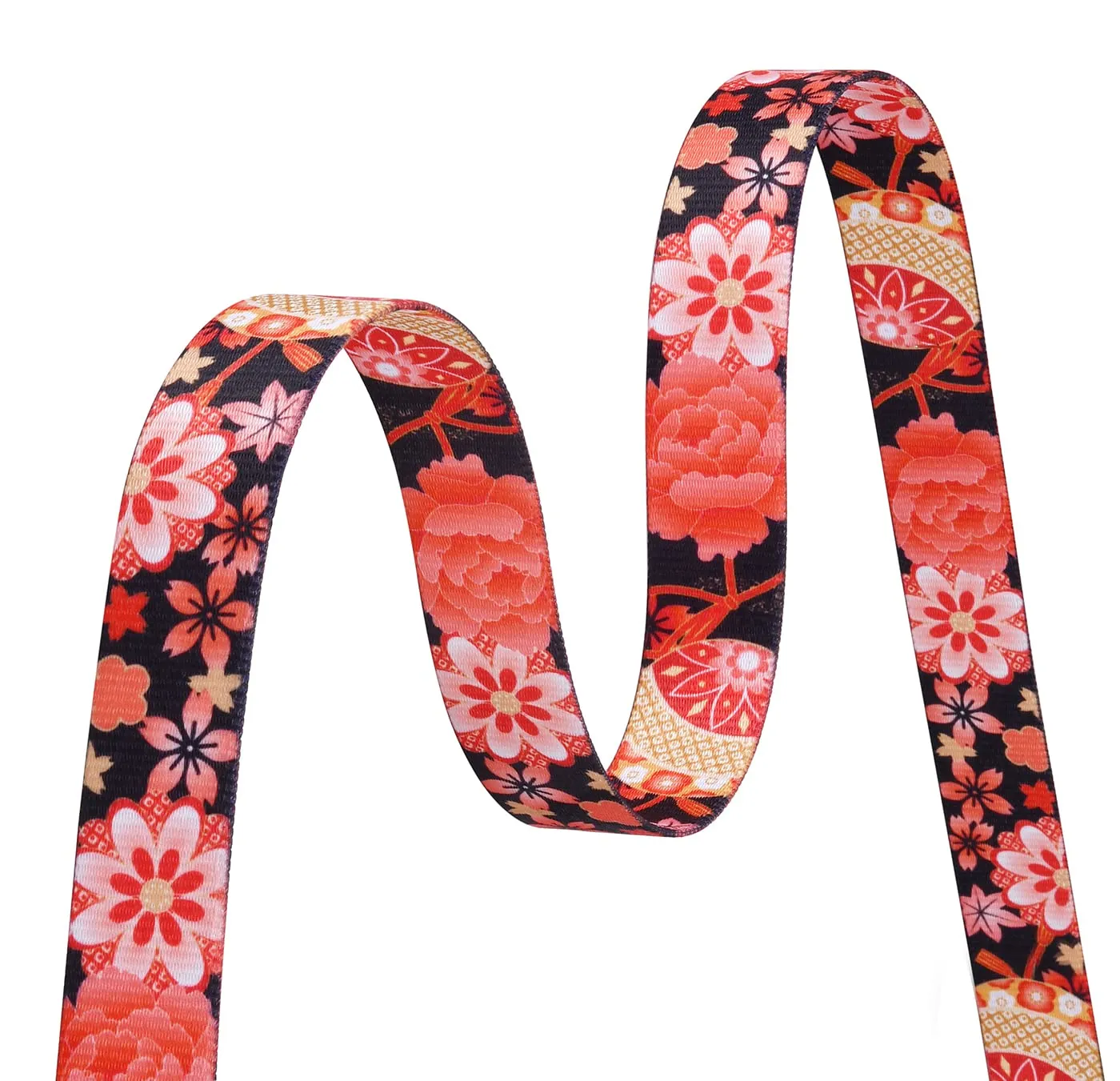 Mihqy Collare per Cani e Gatti Bohémien Floreale, Rosso Fiori A, XS - immagine 4