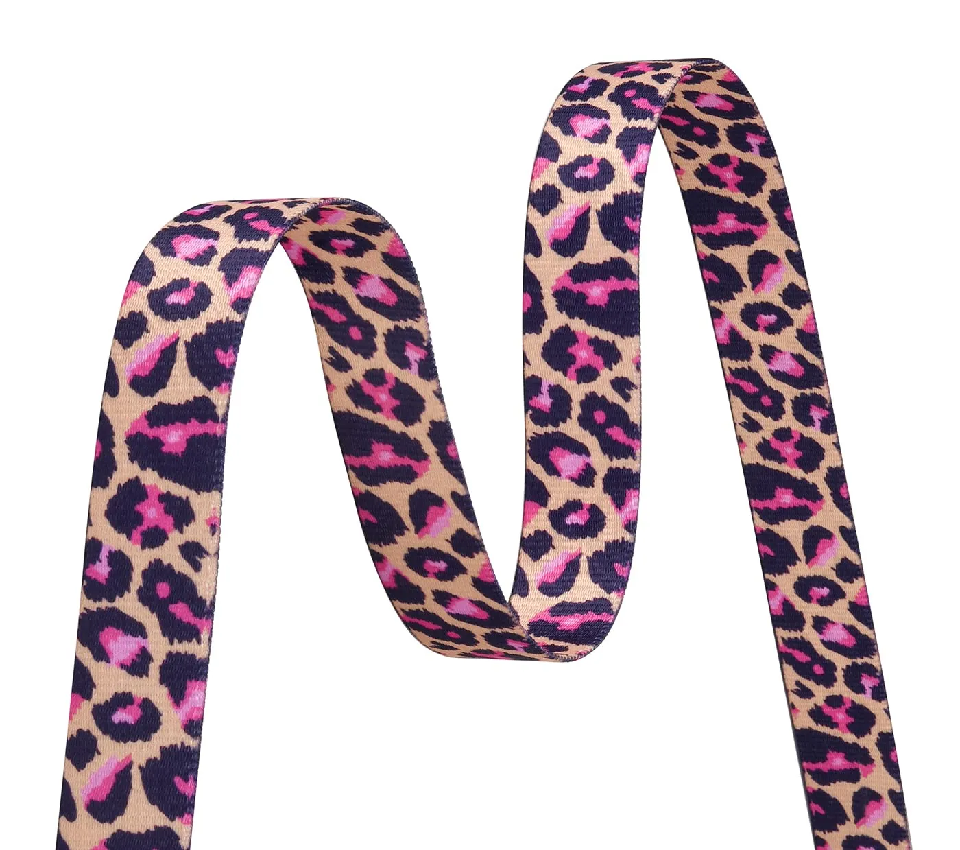 Mihqy Collare per Cani e Gatti Regolabile, Rosa Leopardata, M - immagine 4