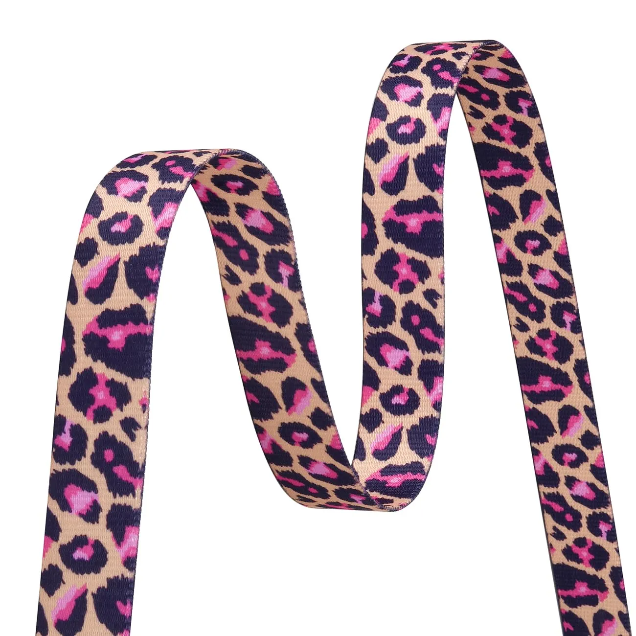 Mihqy Set Collare e Guinzaglio per Cani, Rosa Leopardo, Taglia M - immagine 4