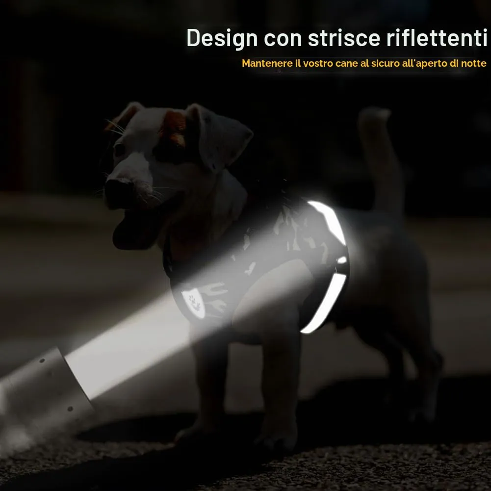FEimaX Set Imbracatura e Guinzaglio per Cani e Gatti, Pettorina Imbottita Traspirante e Riflettente, Taglia S (Torace 30-34cm), Camouflage - immagine 6