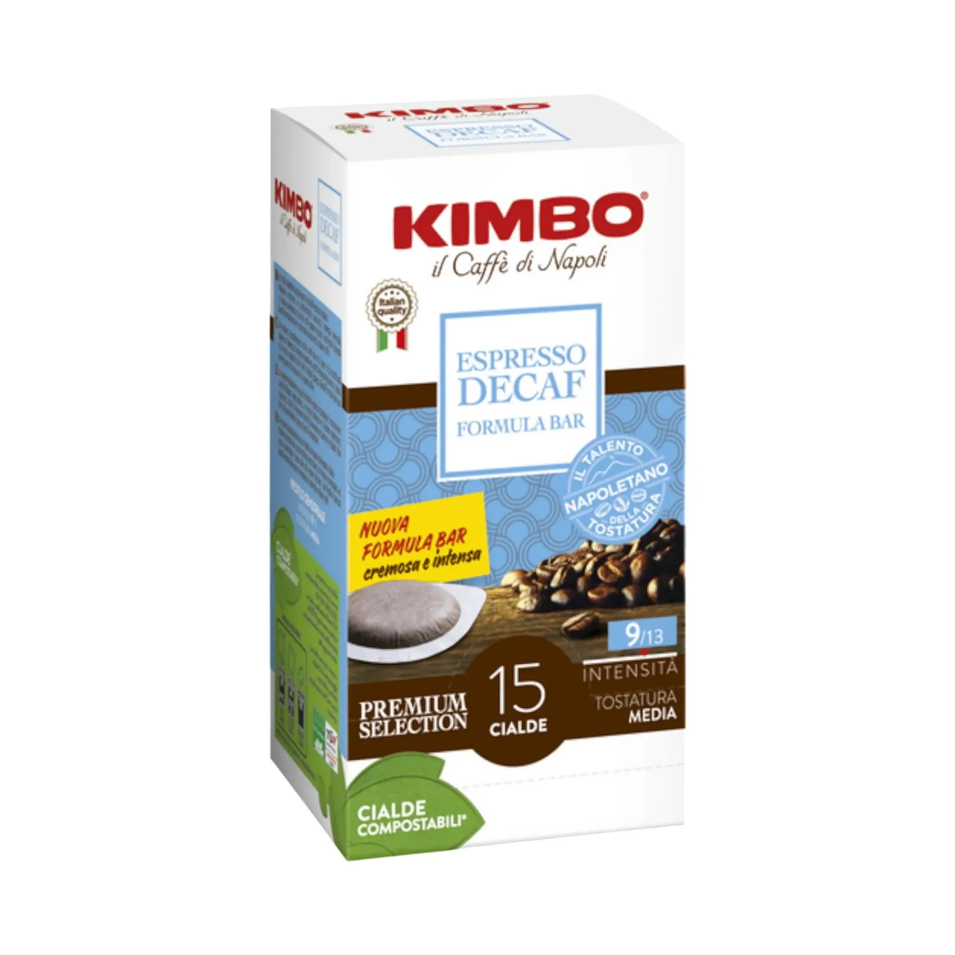 Kimbo Espresso Decaf Compostable ESE Pods, 120 Count - immagine 1