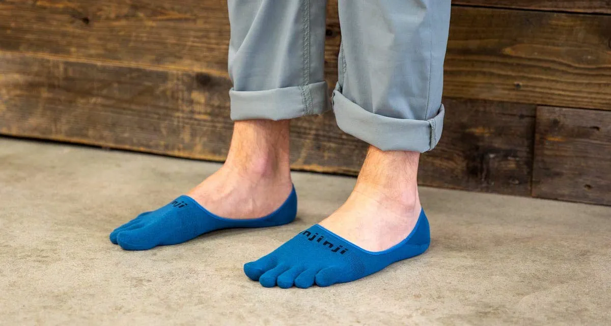 Injinji Calzini Sportivi Fantasmini Leggeri - Steel - L - immagine 2