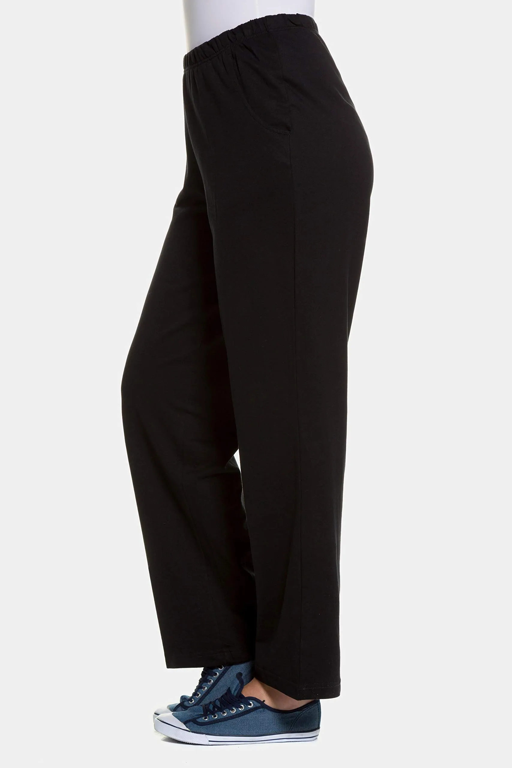 Ulla Popken Donna Jogginghose Nero, Taglia 58+ - immagine 7