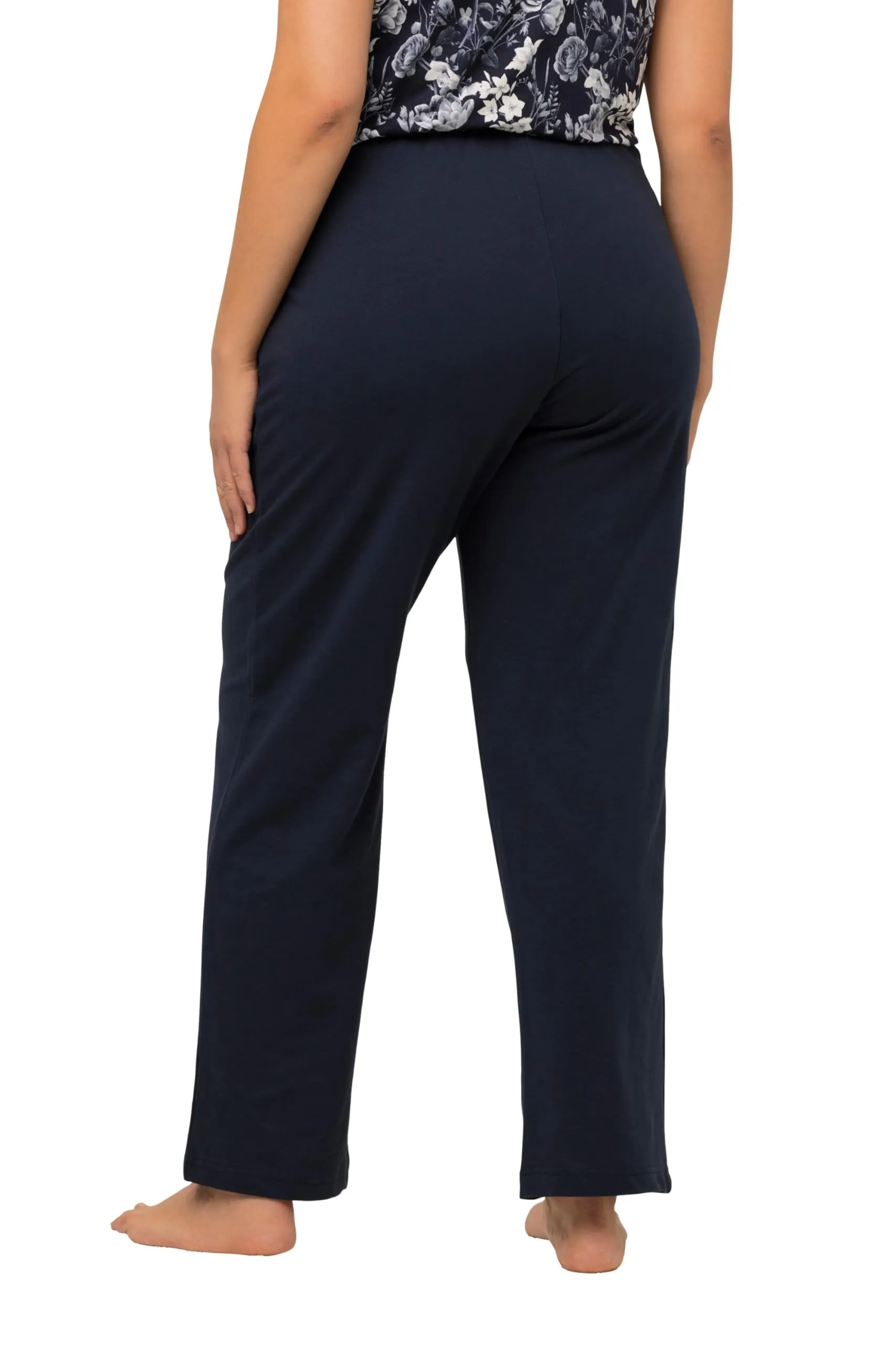Ulla Popken Pantaloni da Jogging Donna, Blu Marino, 50W / 32L - immagine 2