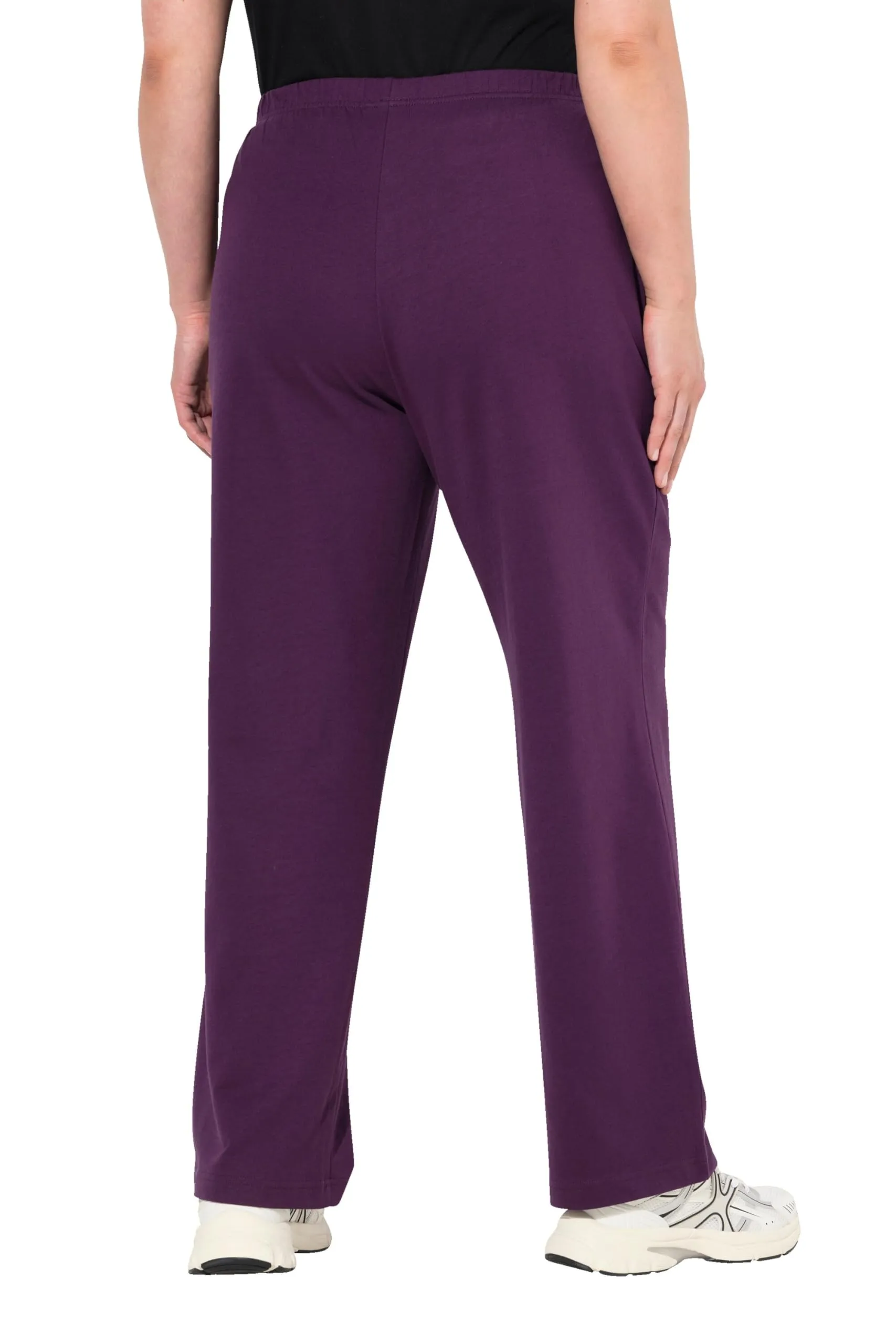 Ulla Popken Pantaloni da Jogging Donna Taglie Forti Gamba Dritta Mora Scura 45W x 32L - immagine 2