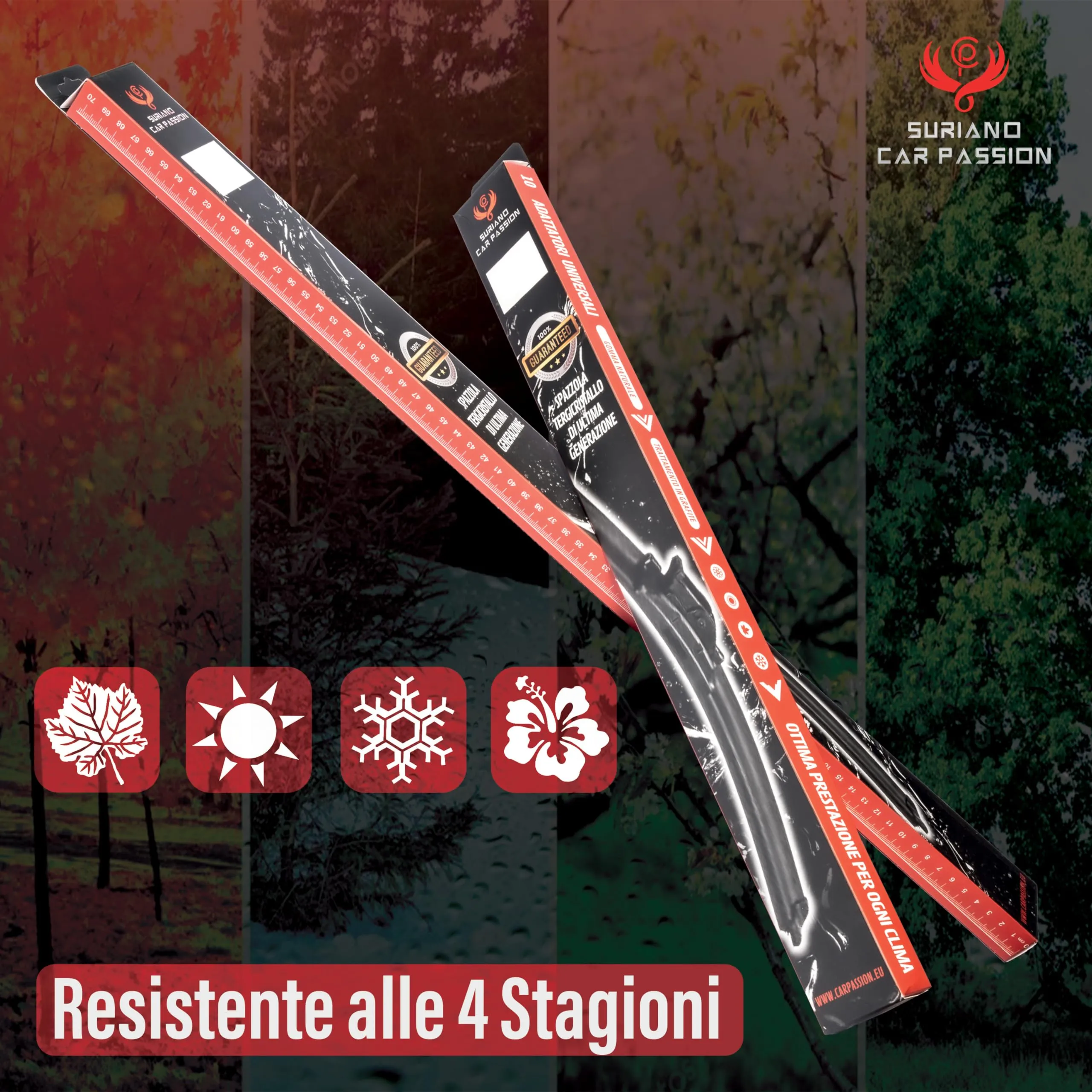 Car Passion Spazzole Tergicristallo Aero Flat per Renault Clio IV 2012-2019, Captur 2013-2015, 65 e 35 cm - immagine 6