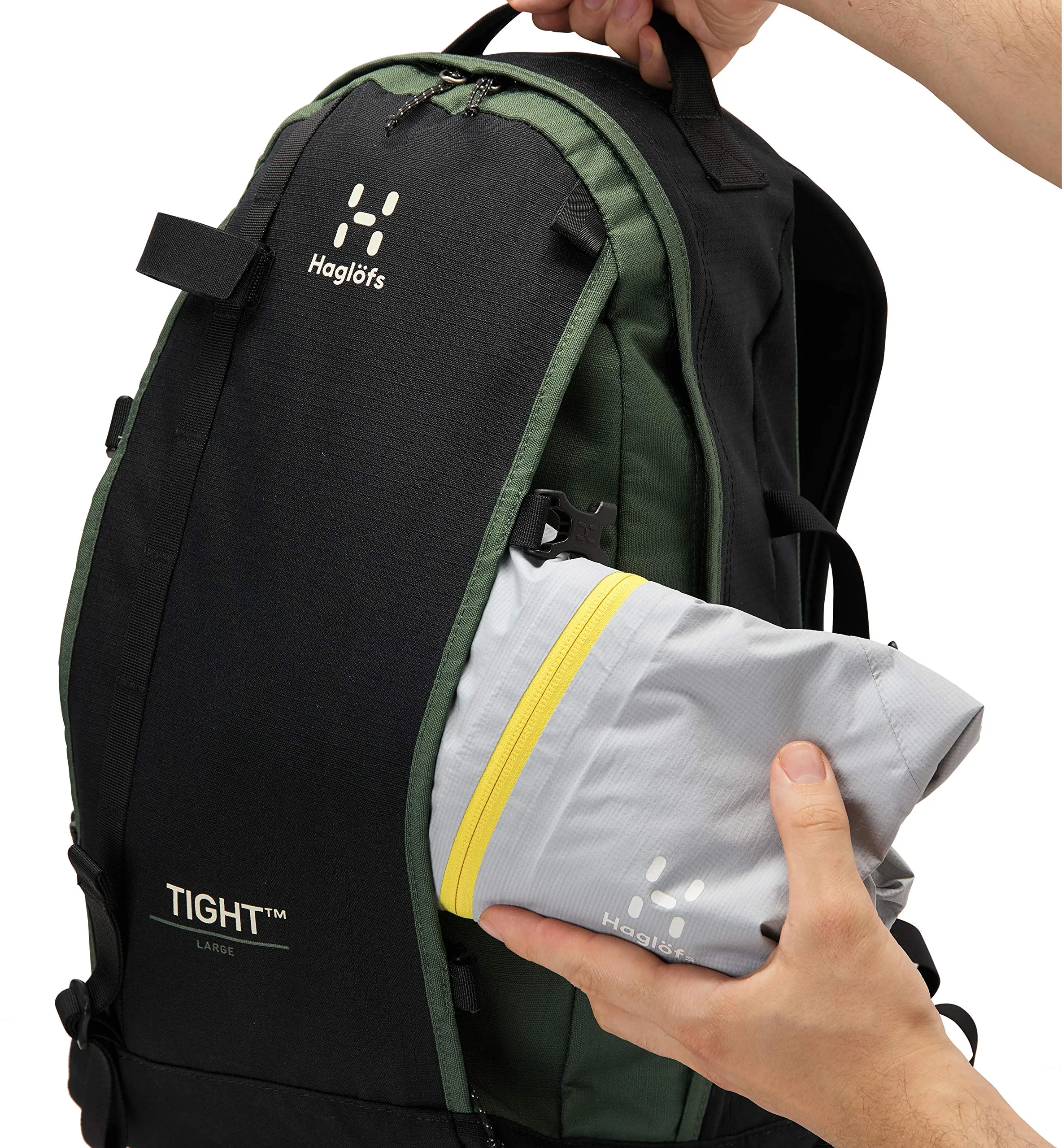 Haglöfs 338150 Tight Large Sport Backpack Unisex Adult True Black/Fjell Green - immagine 10