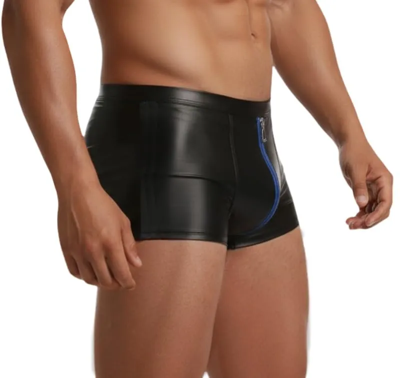 Cave Hero Pantaloncini Wetlook con cerniera, Nero/Blu, XXL - immagine 4