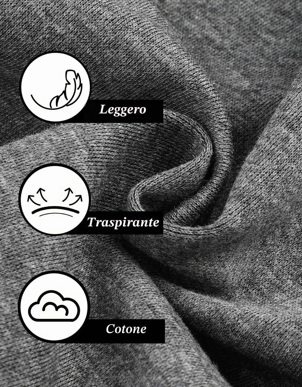 Suwangi Pantaloni Tuta Cargo Jogging Uomo con 4 Tasche - immagine 6
